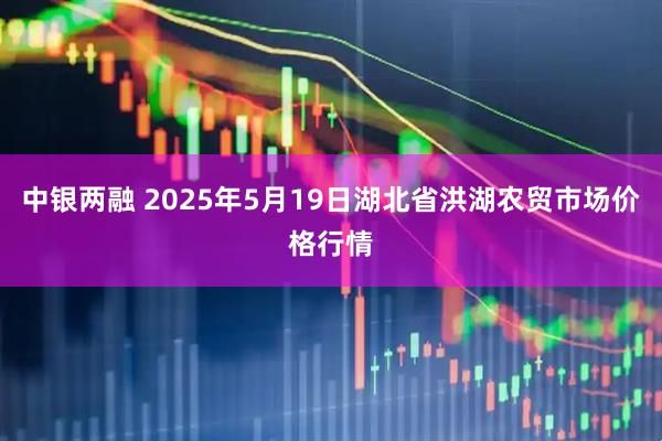 中银两融 2025年5月19日湖北省洪湖农贸市场价格行情